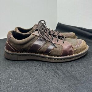 Born Melissa Womens Brown Leather Sneaker Shoe Size 9.5